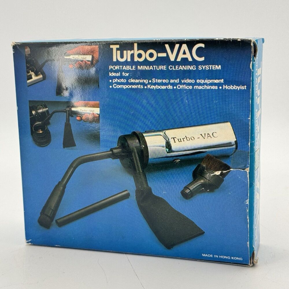 Turbo-Vac Micro Cleaning Vacuum Computers Models Electronics Vintage TESTED